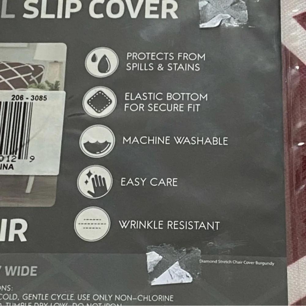 Twill Slip Cover Armchair 43” Wide One Piece Stretch Fits Most‎ Armchairs NWT